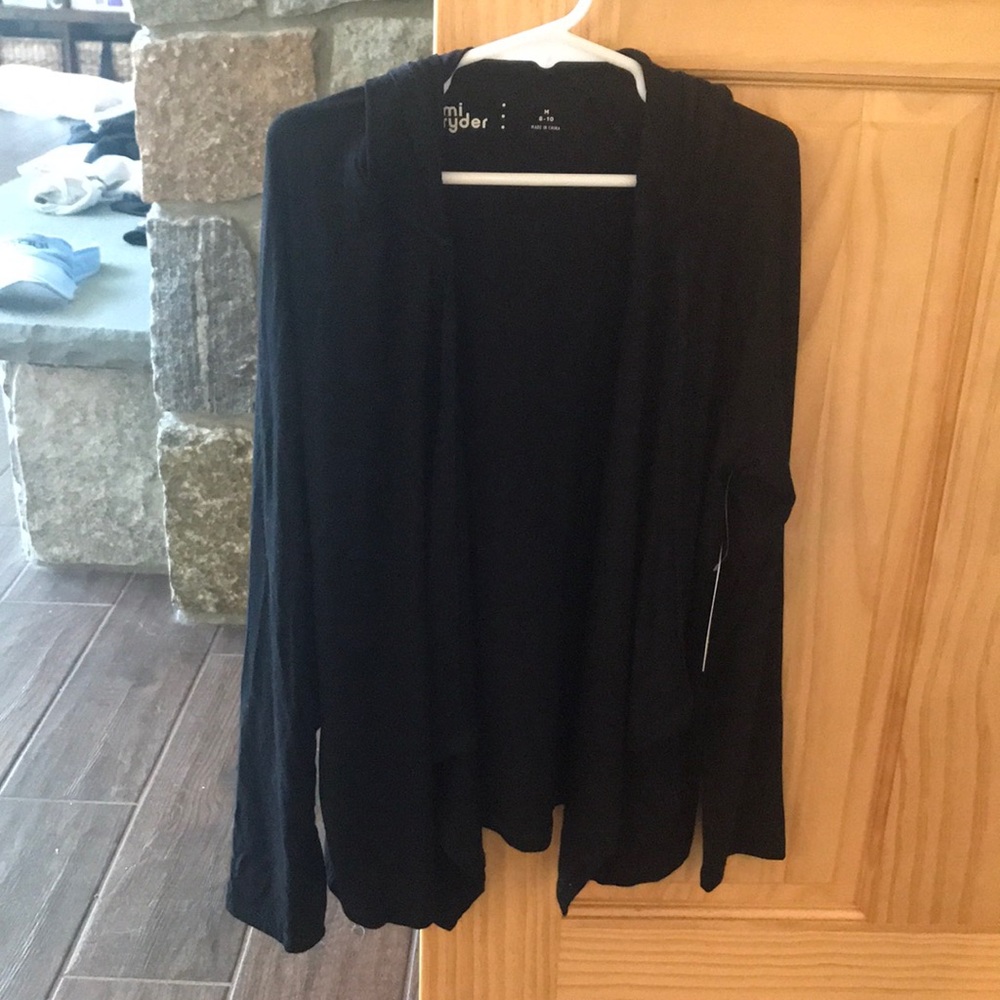 NWT Girls Open Hooded Cardigan Size M
